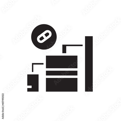 Pharmacy Machine Medicine Solid Icon