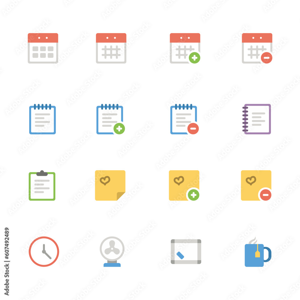 icons set office