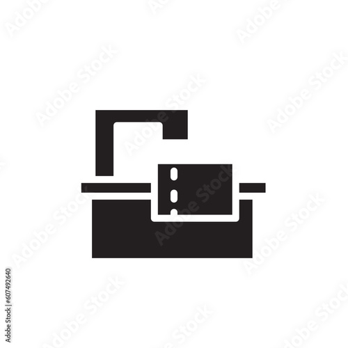 Machine Modern Sewing Solid Icon