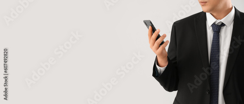 Handsome young businessman ...