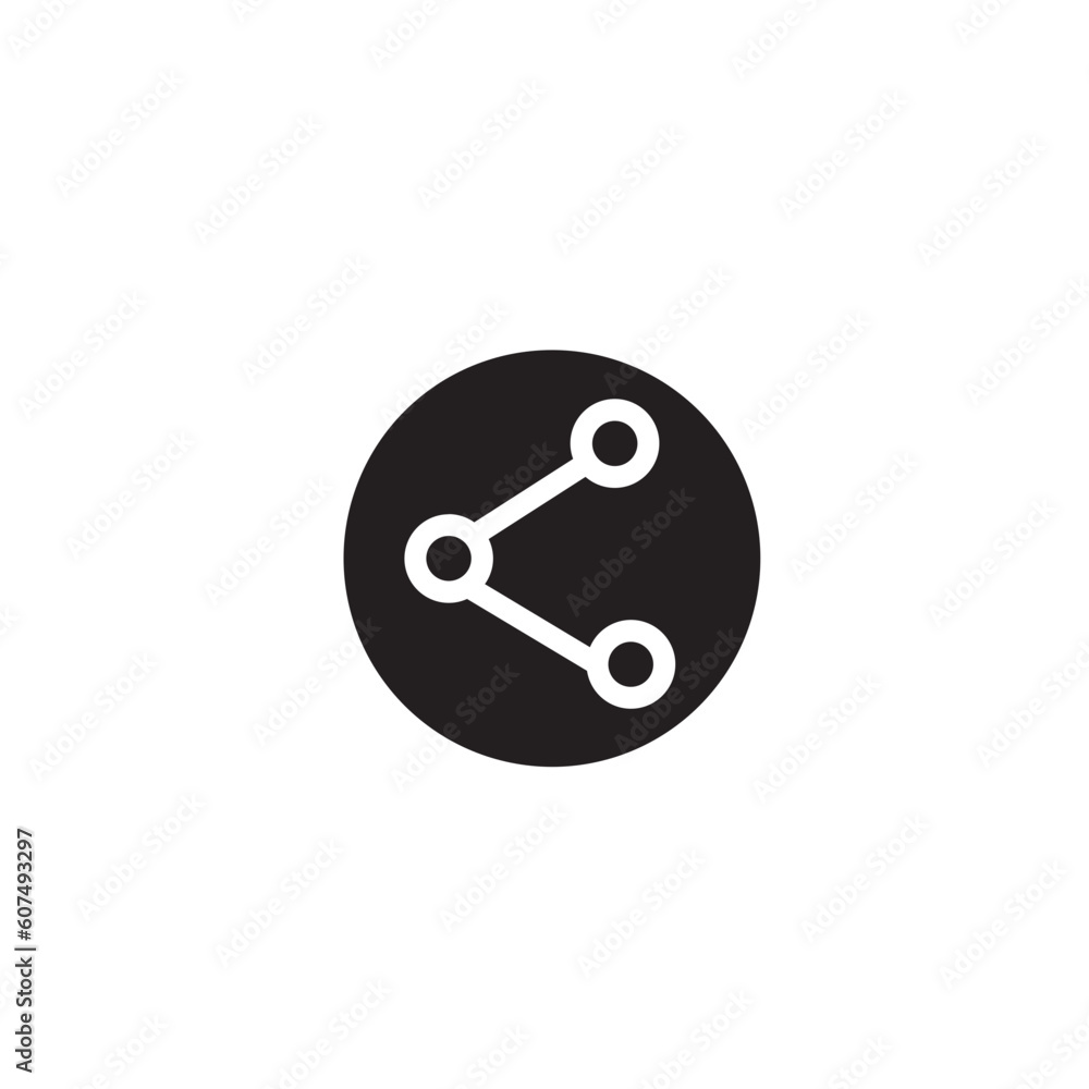 Media Share Social Solid Icon Media Share Social Solid Icon