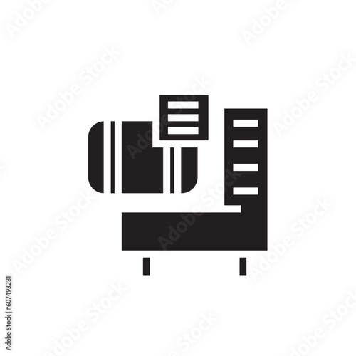Meat Factory Production Solid Icon
