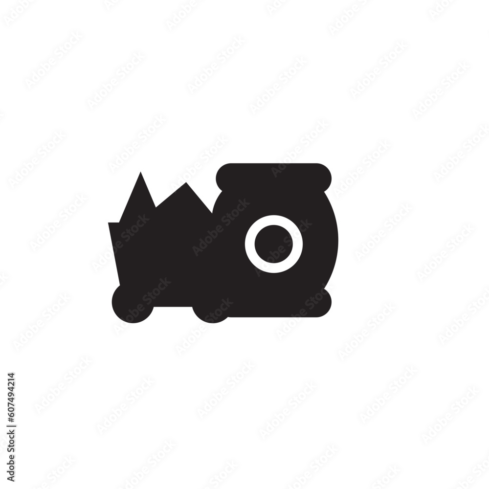Raw Material Industry Solid Icon Raw Material Industry Solid Icon