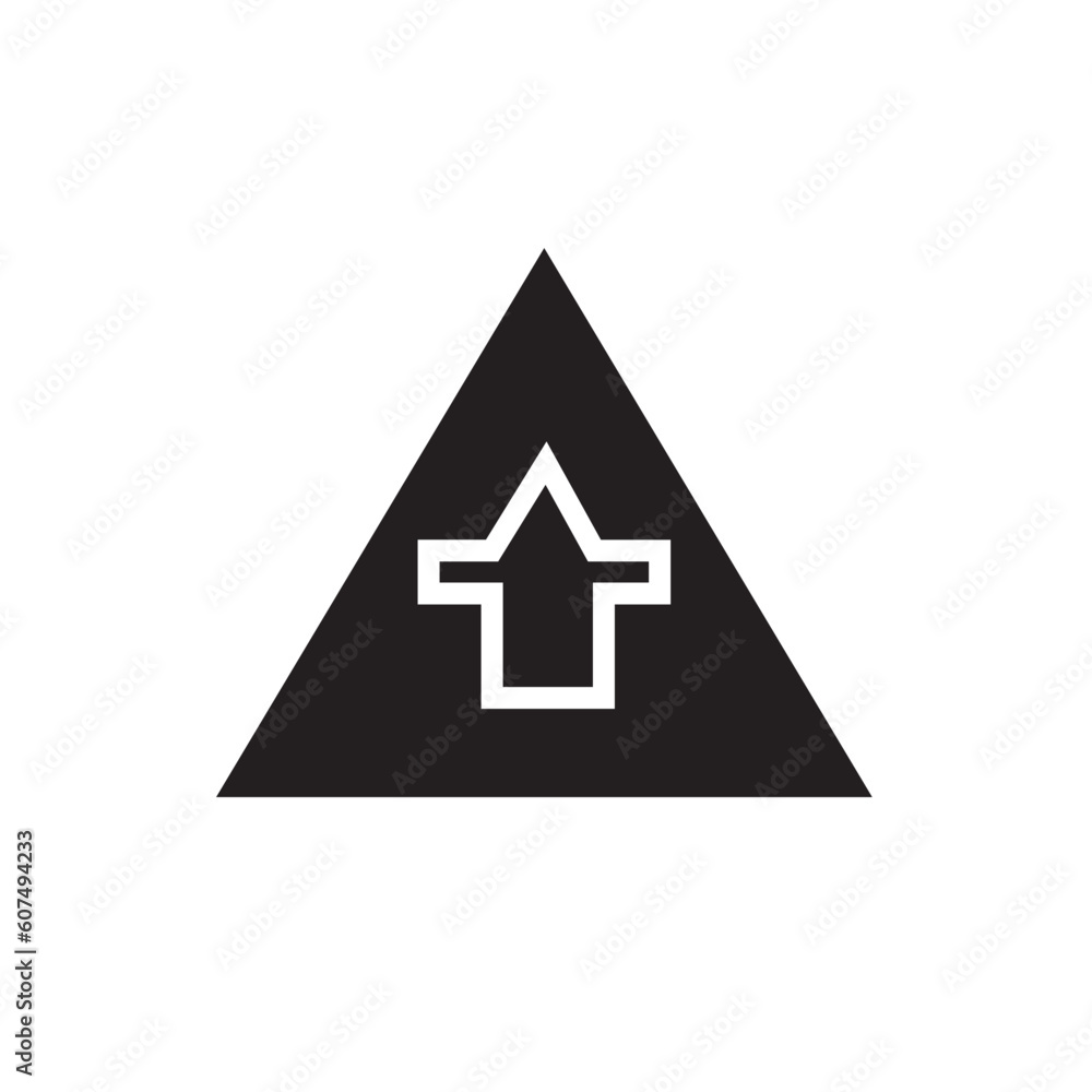 Road Sign Traffic Solid Icon Road Sign Traffic Solid Icon