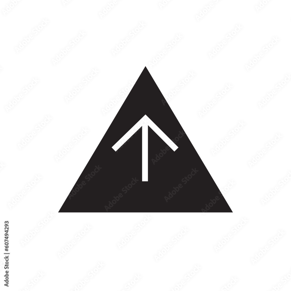 Ahead Arrow Direction Solid Icon Ahead Arrow Direction Solid Icon