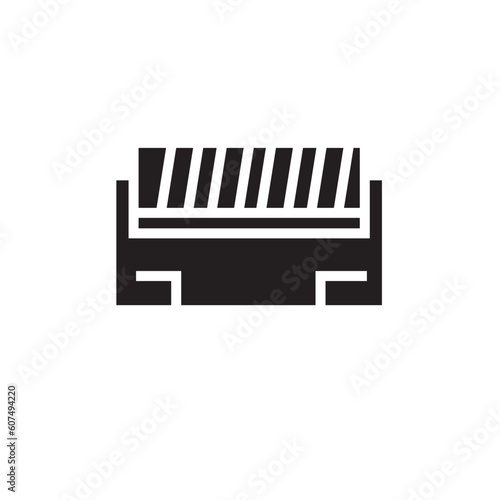 Production Textile Factory Solid Icon