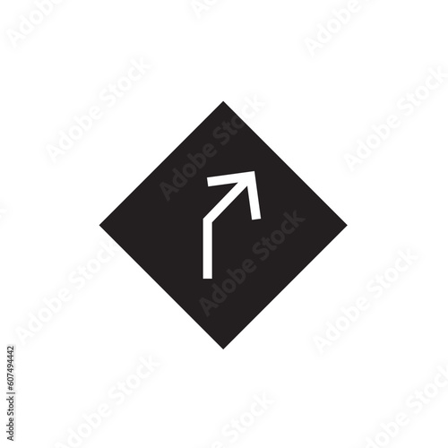 Free Download Arrow Curve Right Solid Icon - GFXLoad