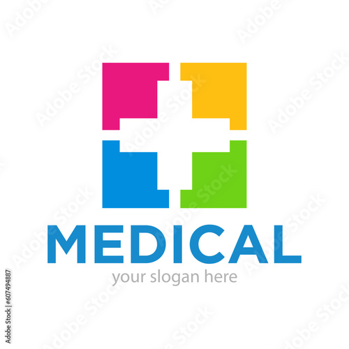 Medical Logo Design Illustration