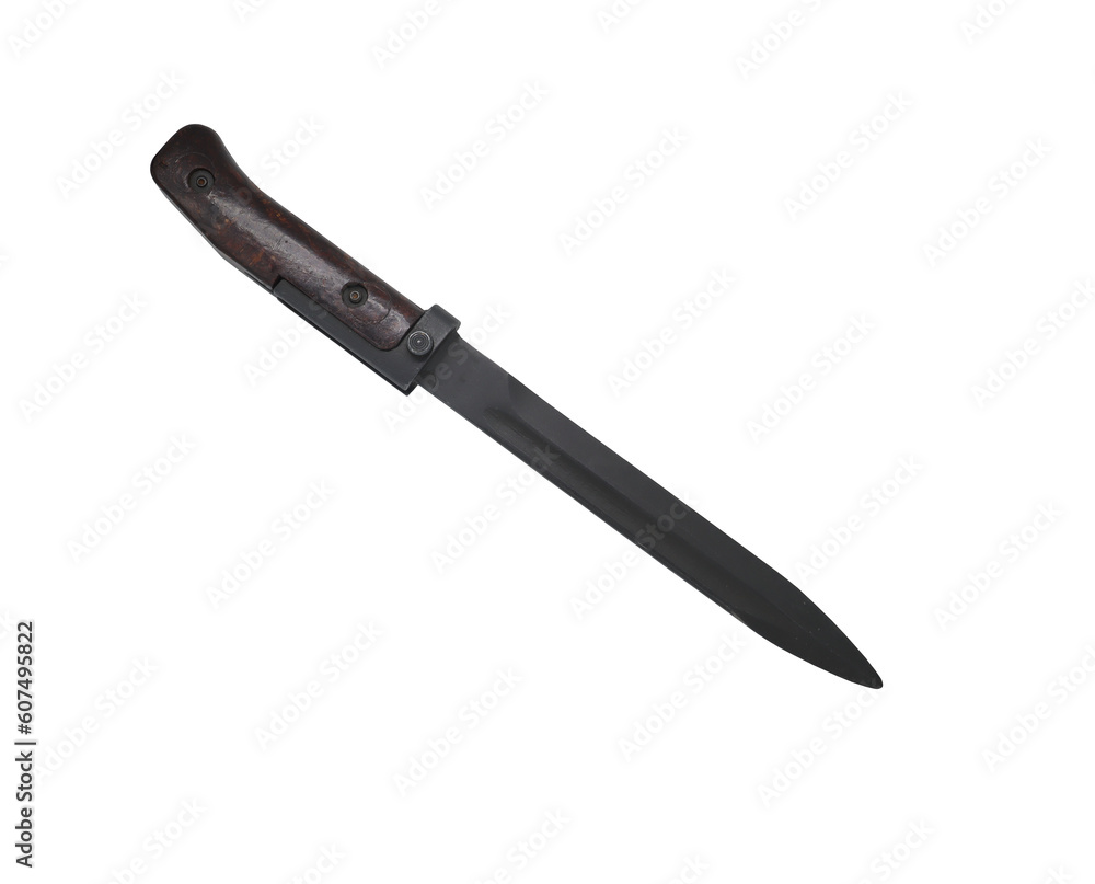 army bayonet on transparent background army bayonet on transparent background