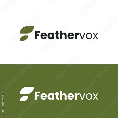 The Feathervox logo is designed to convey a sense of wonder, creativity, and joy. It captures the essence of the brand's vision, appealing to customers seeking vibrant 