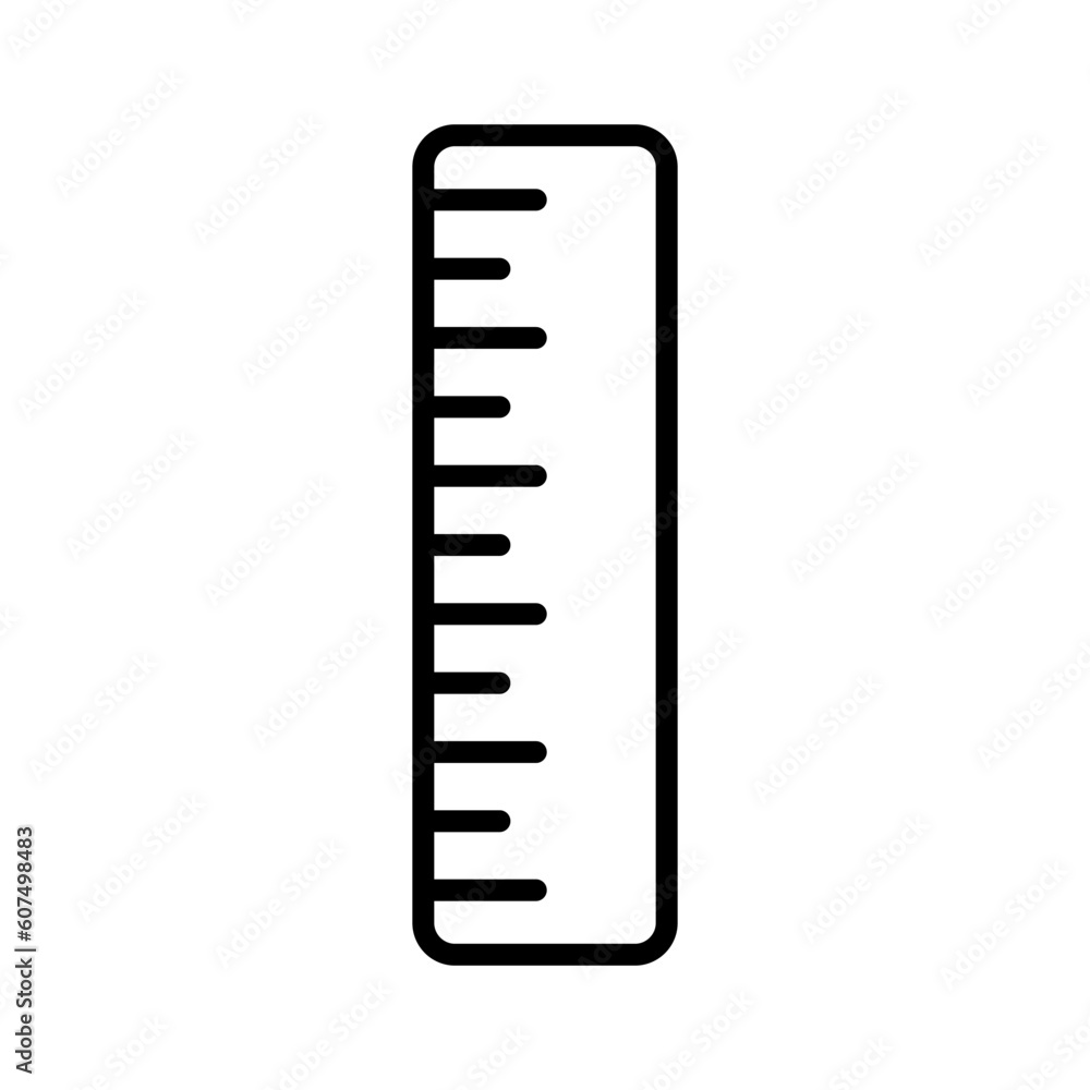 ruler sign symbol vector ruler sign symbol vector