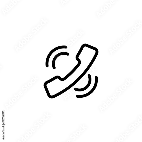 telephone sign symbol vector