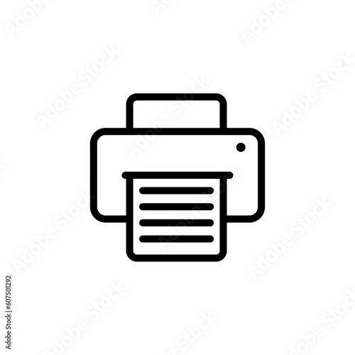 printer sign symbol vector
