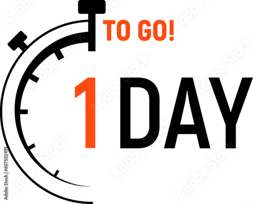 Countdown days left banner. Count time sale. Days to go. Vector illustration.