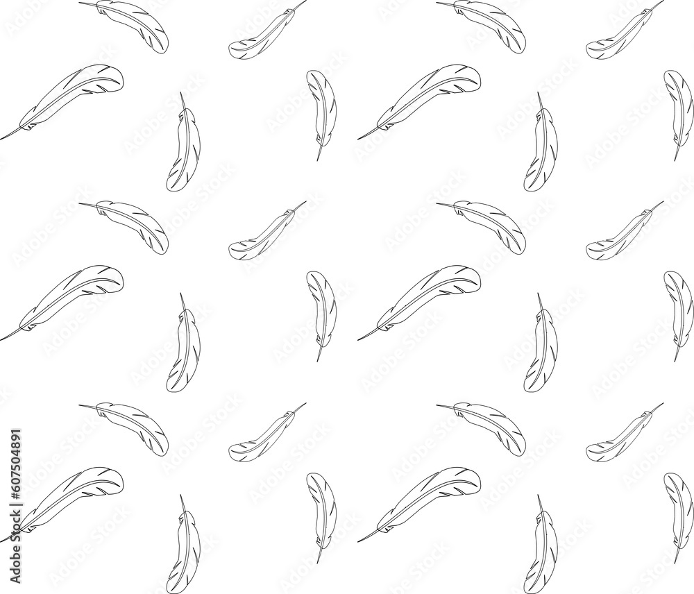 Beautiful Feather pattern seamless design background
Beautiful Feather pattern seamless design background