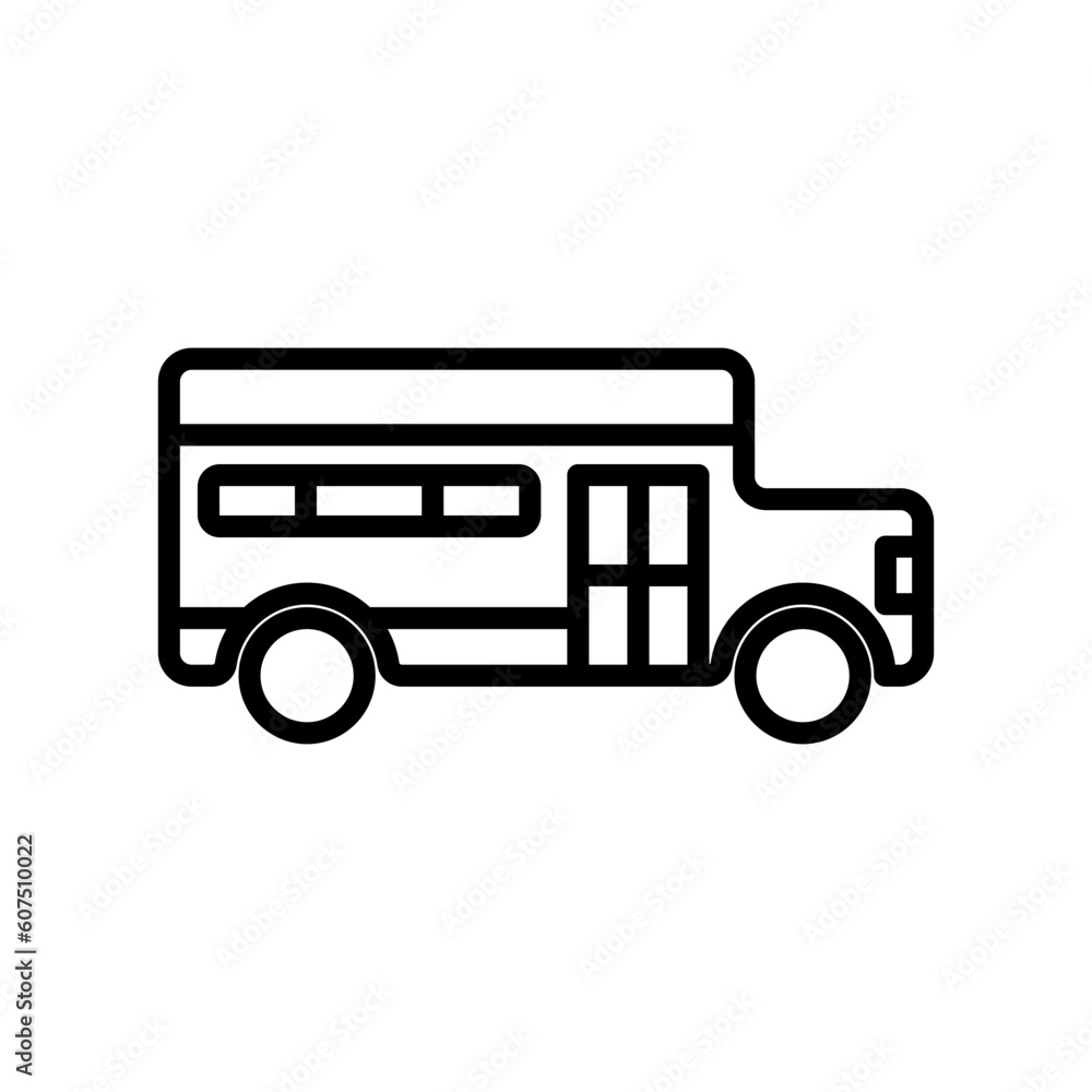 school bus sign symbol vector school bus sign symbol vector