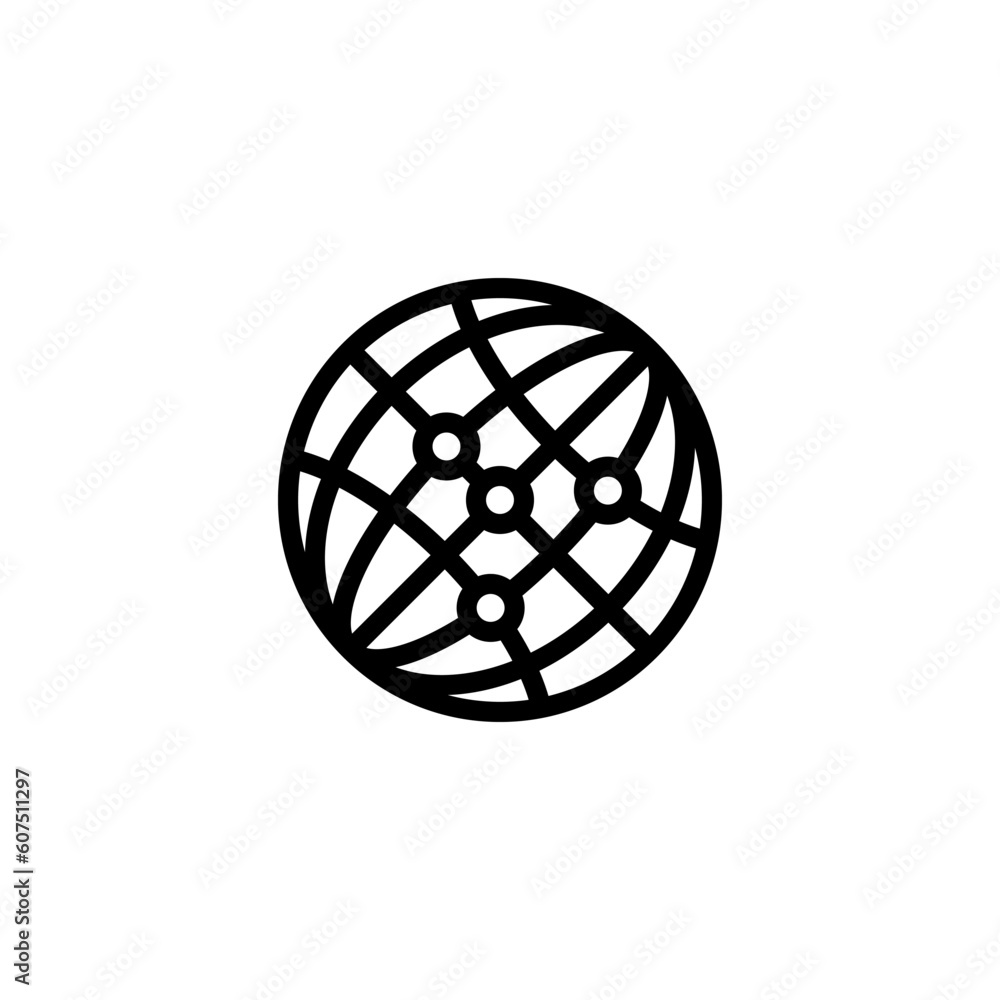 globe sign symbol vector globe sign symbol vector