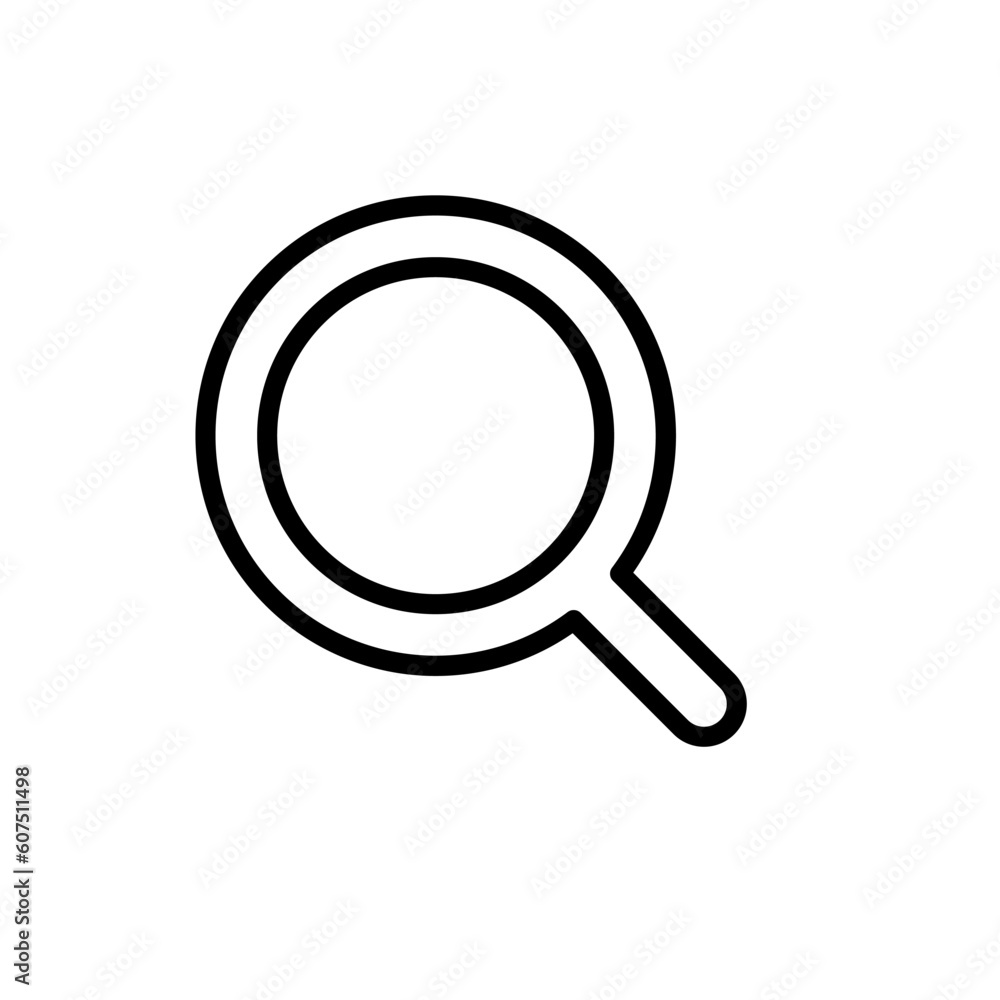 magnifier sign symbol vector