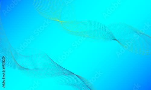 Abstract blue wallpaper with waves 