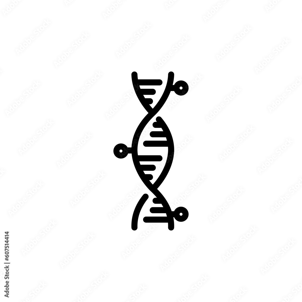 science dna sign symbol vector science dna sign symbol vector