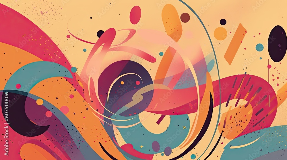 an illustration that communicates rhythm - made with Generative AI tools an illustration that communicates rhythm - made with Generative AI tools