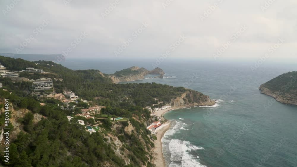 Cliffs over the Mediterranean Sea. In javea, Alicante (Spain). Cliffs over the Mediterranean Sea. In javea, Alicante (Spain).