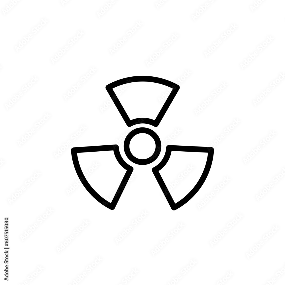 science radiation sign symbol vector science radiation sign symbol vector