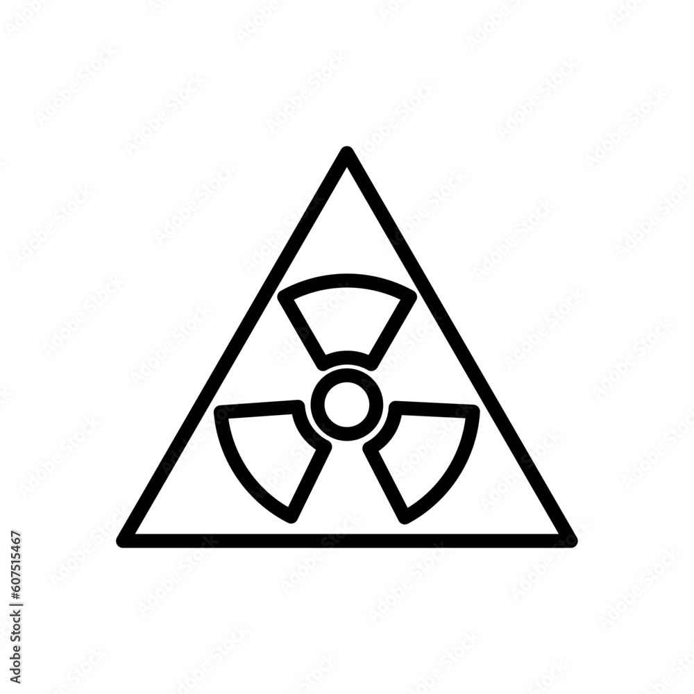 science radiation sign symbol vector science radiation sign symbol vector