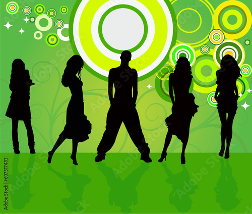 Fashion background. Vector illustration