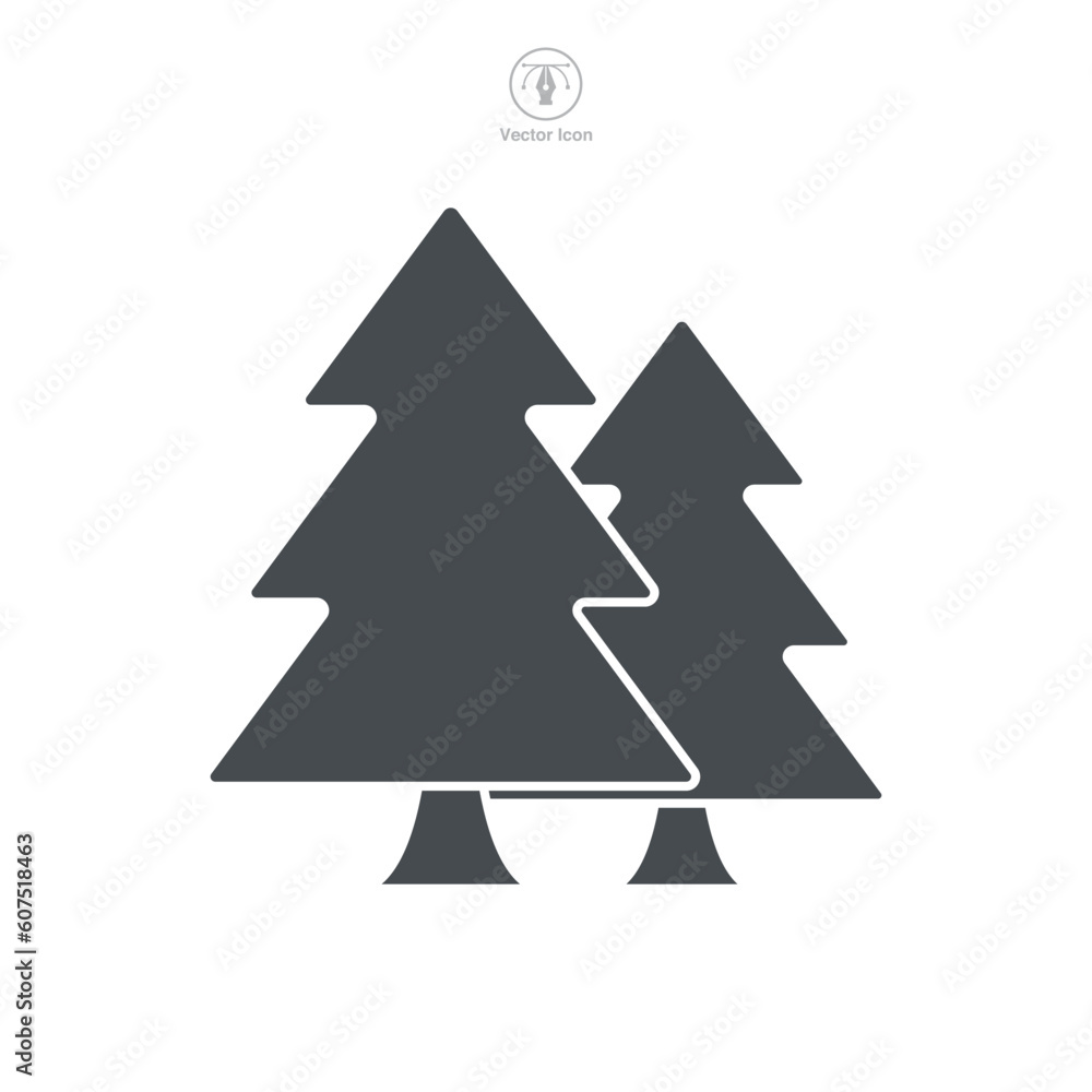 Tree Icon symbol template for graphic and web design collection logo vector illustration Tree Icon symbol template for graphic and web design collection logo vector illustration