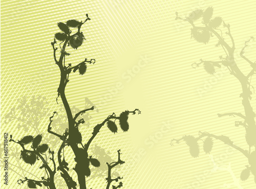 grass silhouette background   vector illustration