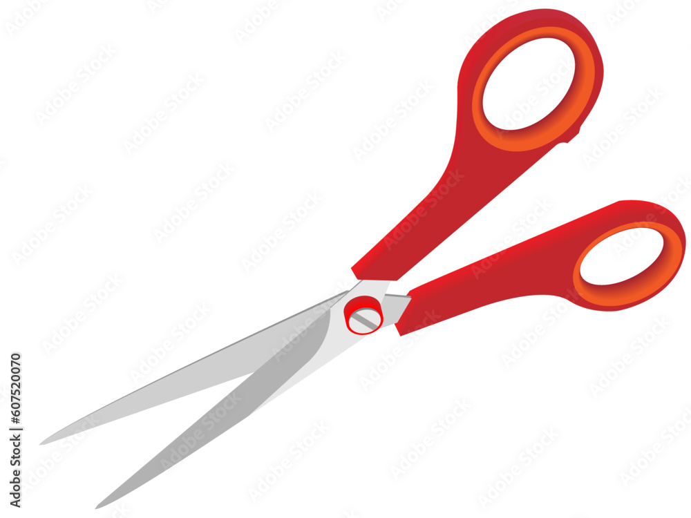 The isolated scissors for are sharp papers in a vector The isolated scissors for are sharp papers in a vector