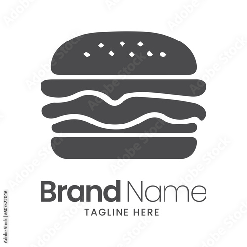 Burger shop logo, burger icon, fast food logo. restaurant logo, hum burger vector