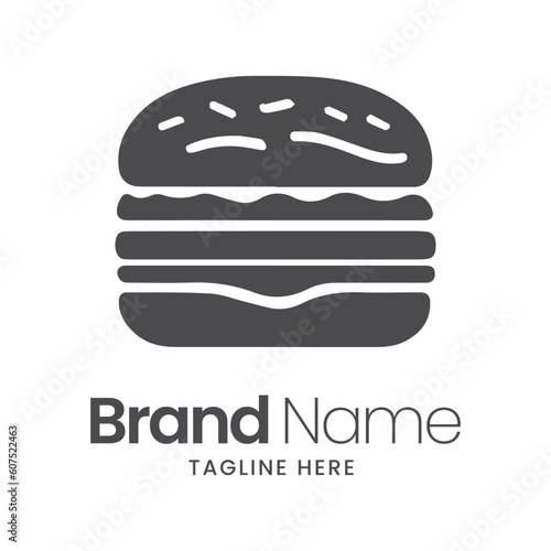 Burger shop logo, burger icon, fast food logo. restaurant logo, hum burger vector