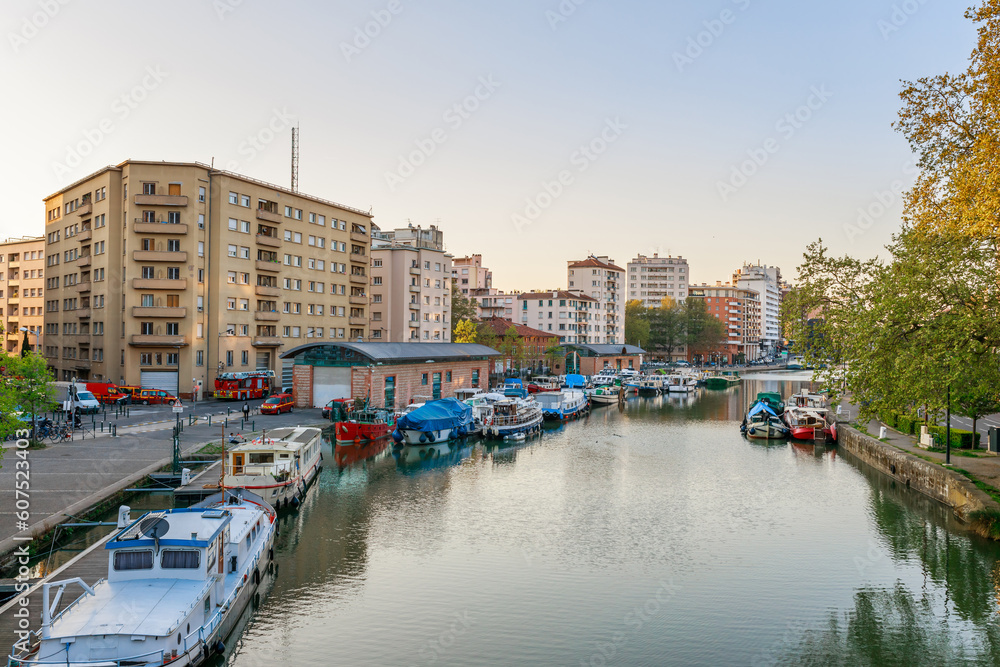 Cityscape of Toulouse city and Garonne river. France, Europe