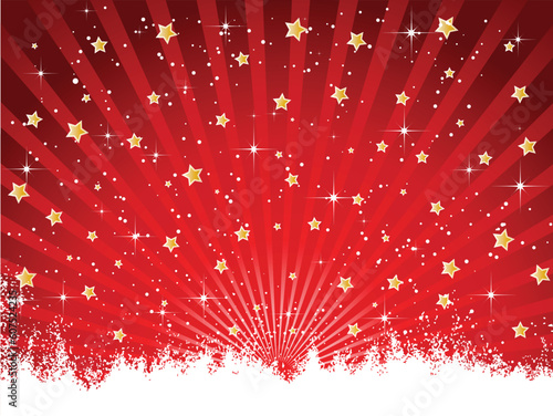 Starry Christmas background