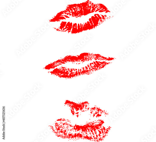 Different type of lips mark
