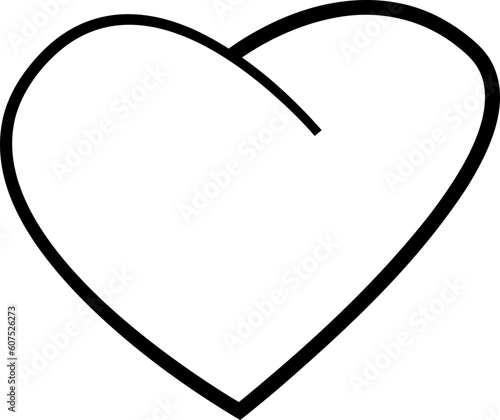 heart icon , vector , isolated on white background