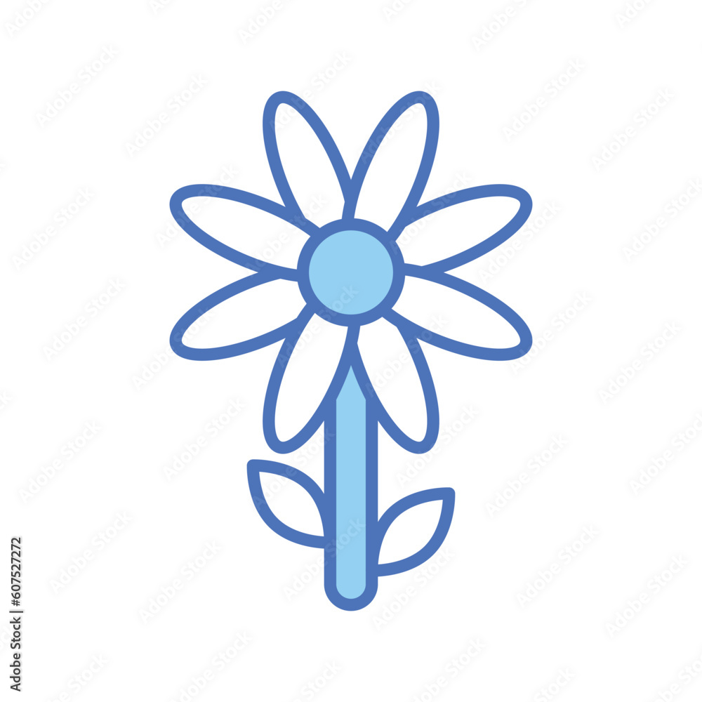 Beautiful flowers of cherry blossom in modern style, well designed icon of flowers Beautiful flowers of cherry blossom in modern style, well designed icon of flowers