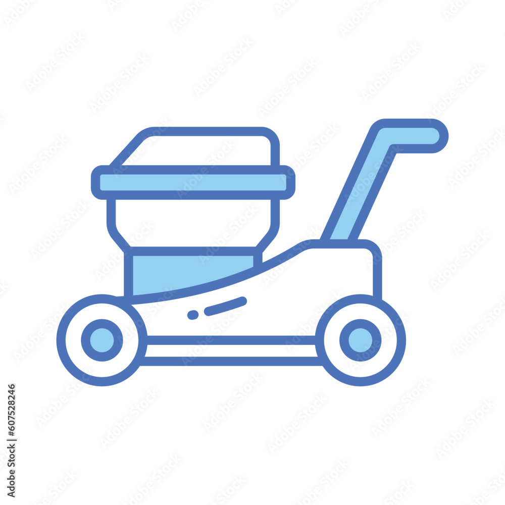 Check this beautifully designed vector of lawnmower in trendy style, Check this beautifully designed vector of lawnmower in trendy style,
