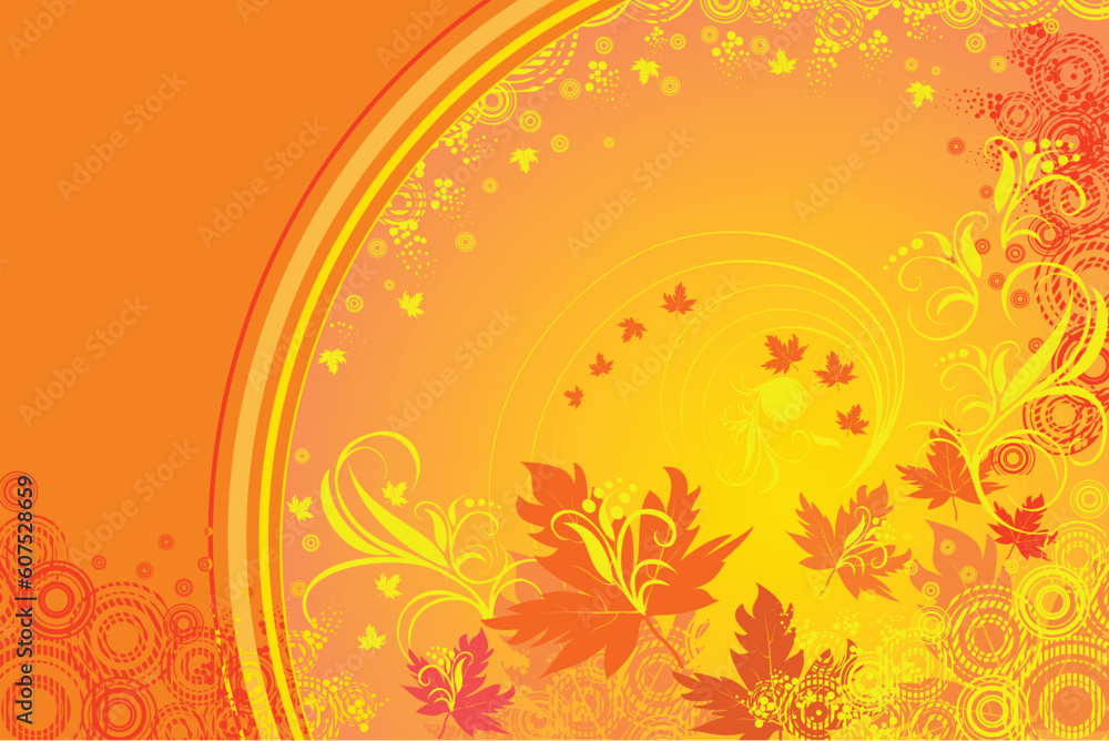 Floral abstract vector background Floral abstract vector background