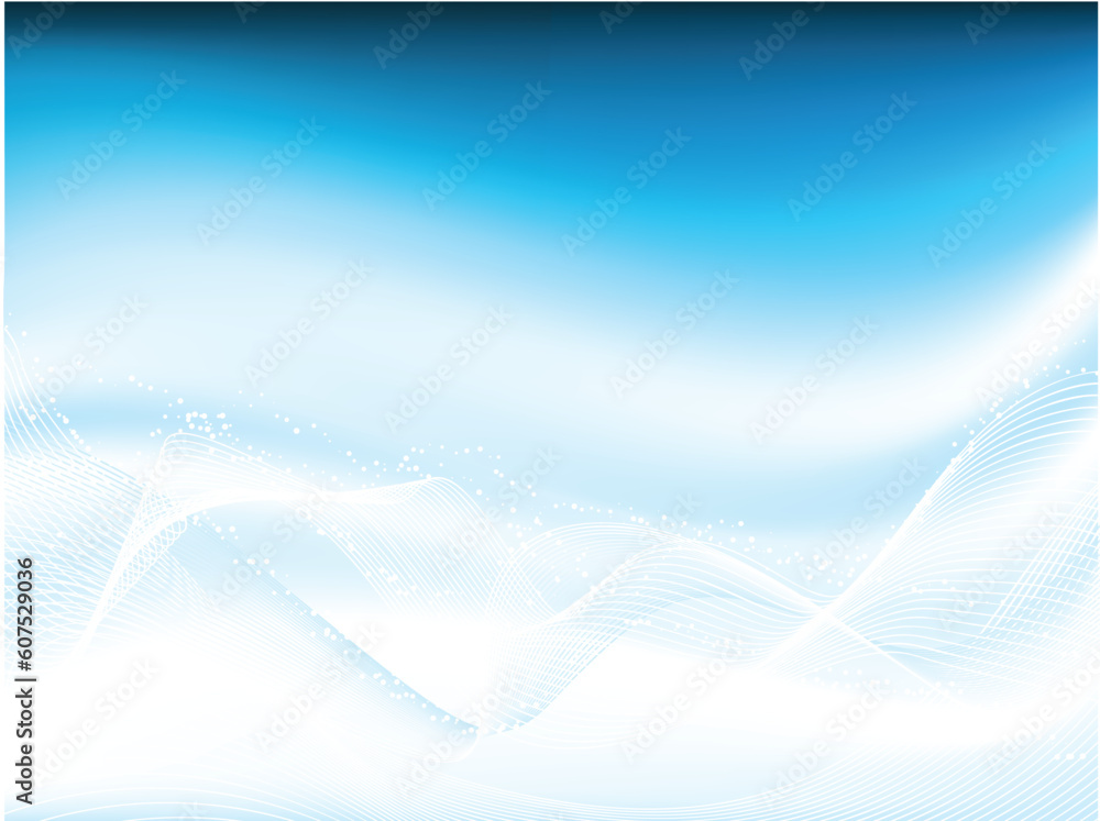 Abstract snowy background