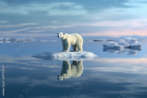 Polar Bear on Drifting Ice: Fragile Habitat © Exotic Escape