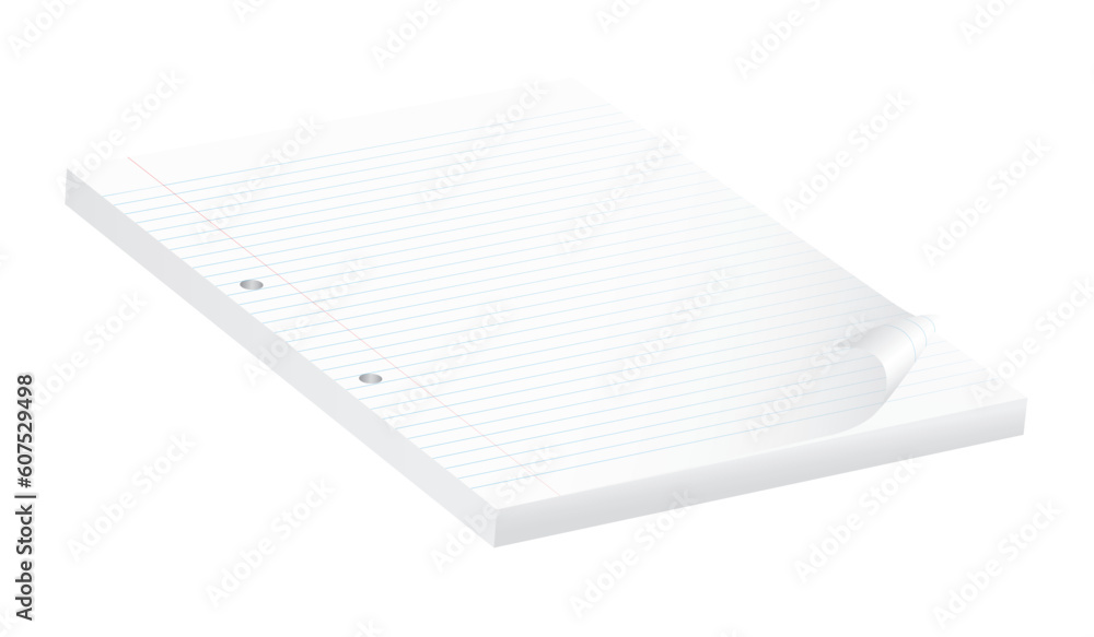 Blank A4 lined paper. Please check my portfolio for more stationary illustrations. Blank A4 lined paper. Please check my portfolio for more stationary illustrations.