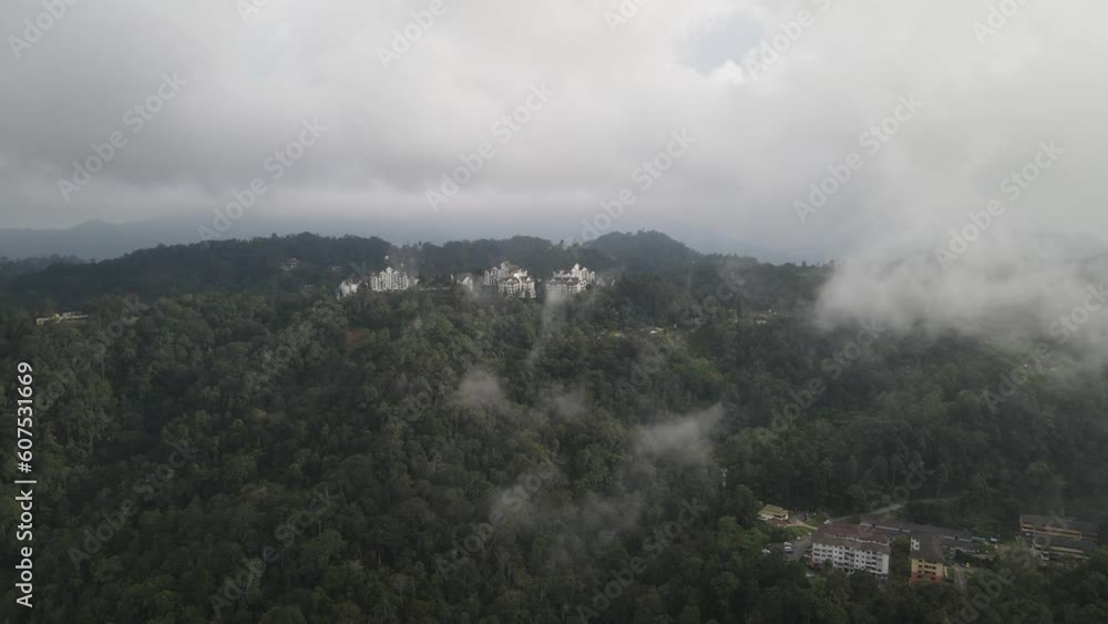 The aerial view of Fraser's Hill in Malaysia The aerial view of Fraser's Hill in Malaysia