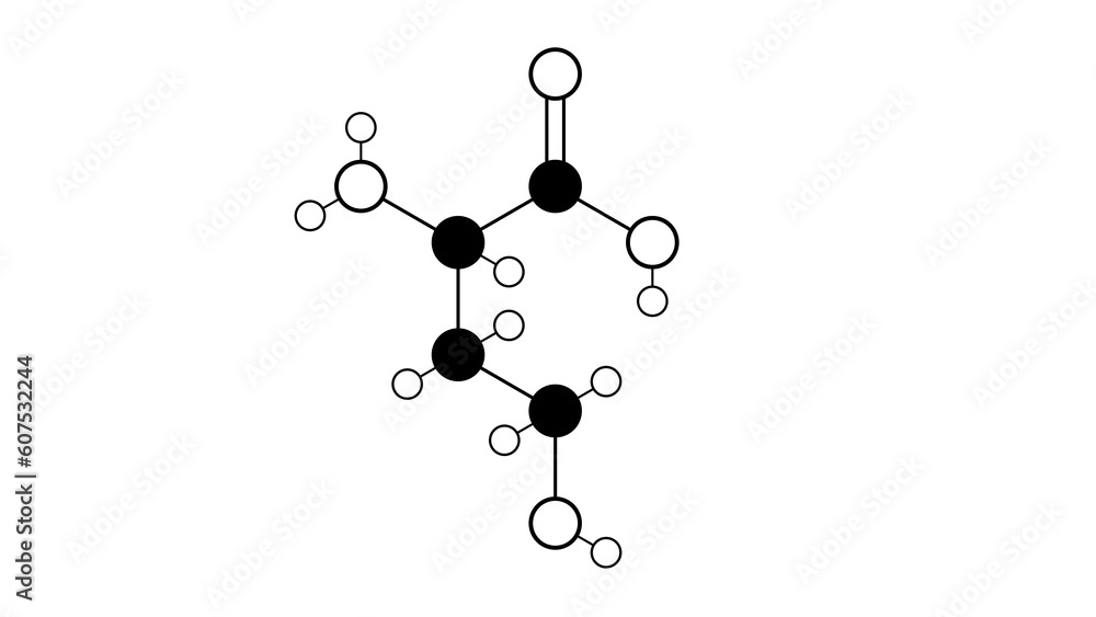 homocysteine molecule, structural chemical formula, ball-and-stick model, isolated image alpha-amino acid homocysteine molecule, structural chemical formula, ball-and-stick model, isolated image alpha-amino acid