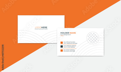 Modern Business Card Design Template..