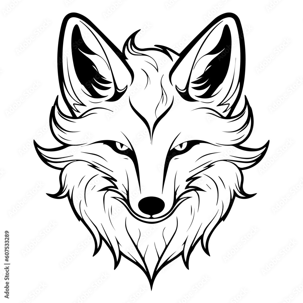 Obraz premium Wolf mascot