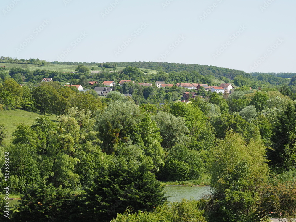 Fototapeta premium Obergailbach&nbsp;ist eine&nbsp;kleine französische&nbsp;Gemeinde&nbsp; 