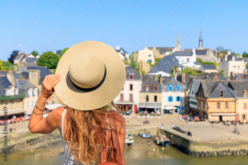 St Goustan village and port,  Auray- Brittany,  Morbihan in France